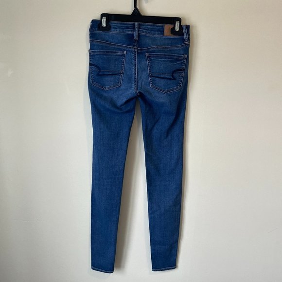 American Eagle Medium Wash Jeggings - Picture 3 of 6